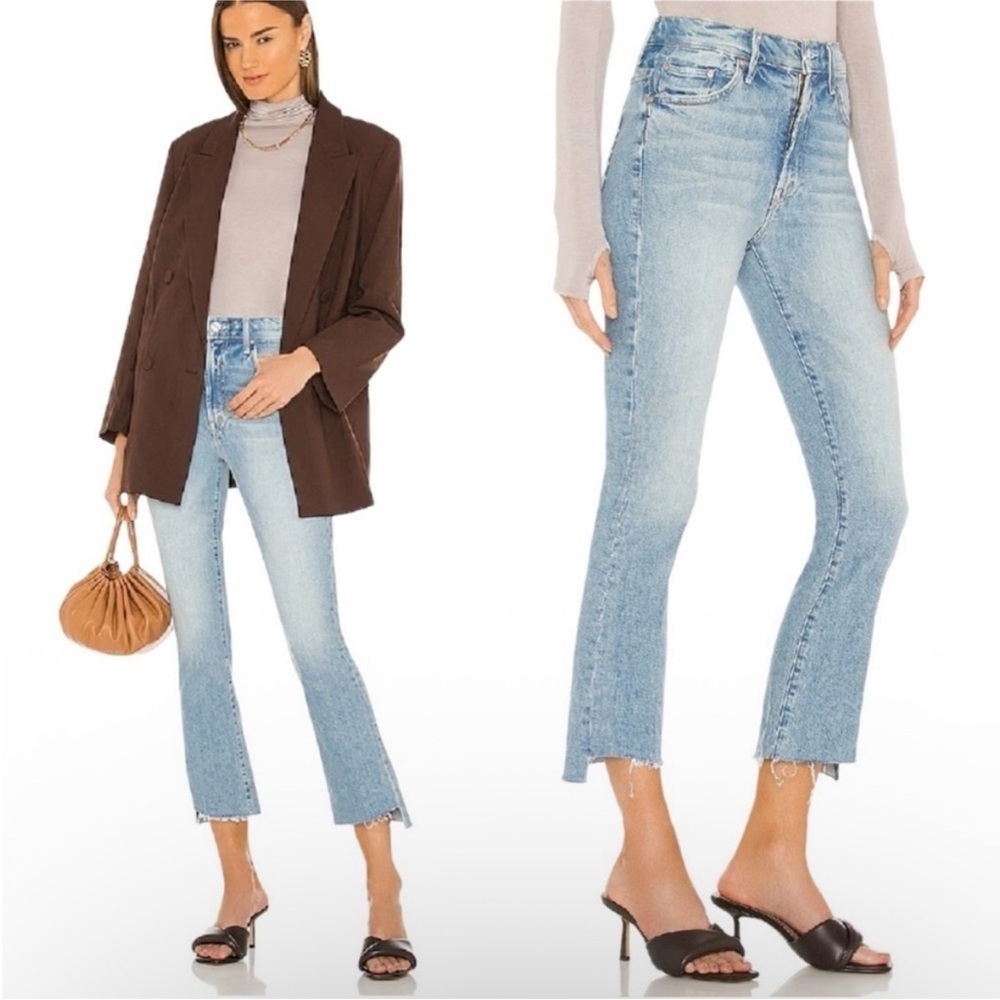 MOTHER | The Insider Crop Step Fray Jeans (I Confess) Size 28
